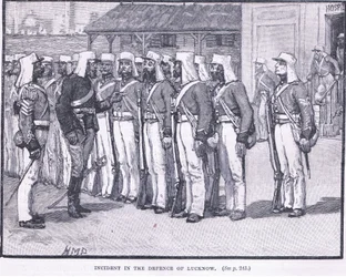 Incidente en la defensa de Lucknow 1857 AD